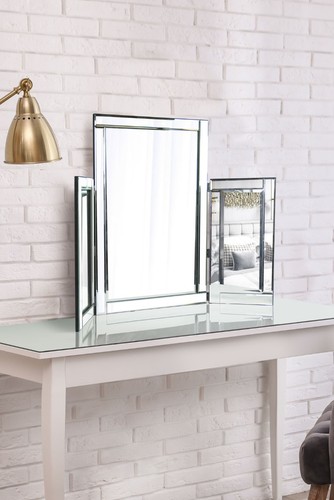 Large all glass - glass, bevelled