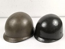 U.S. Army, M1 steel helmet with pattern 1958 liner. Original paint
