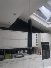 Milagros Black Sleek Ceiling