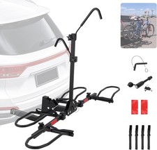 2-Bike Rack Hitch Mount 150lbs Folding Carrier Car Truck SUV 2" Receiver