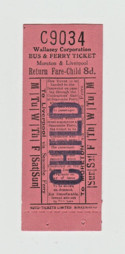 Bus ferry ticket wallasey - bus, &