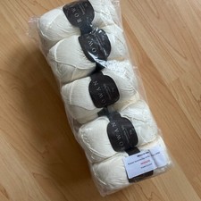 10x 50g Rowan Summerlite 4ply cotton yarn Ecru- knitting crochet wool
