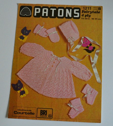 Knitting pattern matinee coat