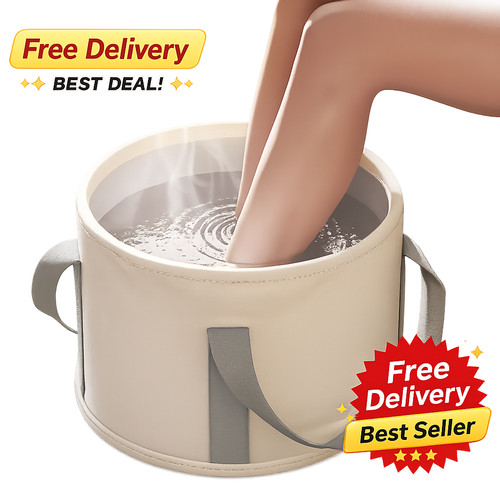 Foldable foot soak tub - foldable,