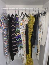 Women’s 20 x Clothing Bundle – Dresses, Skirts & Shorts (Mixed Sizes & Brands)