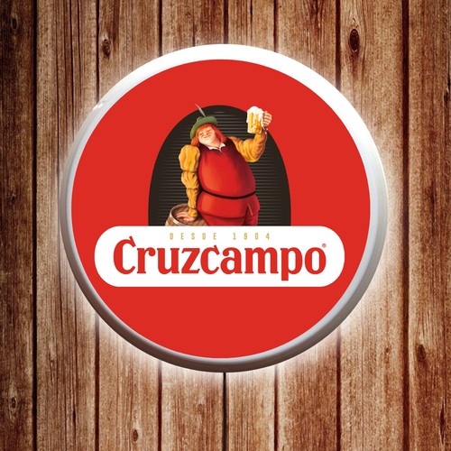 Cruzcampo light led - cruzcampo, up