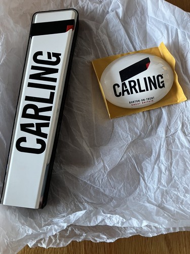 Oval carling beer pump - oval, 3d