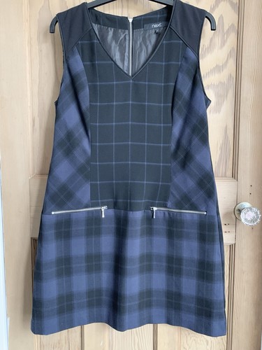 Next navy black plaid - next,