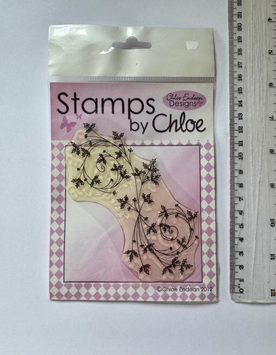 Silicone craft stamp holly - stamp,