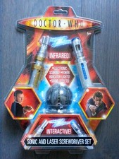 10th Doctor Who Interactive Sonic Laser Screwdriver Infrared Set Game New Boxed