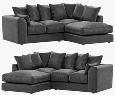 PLUSH VELVET L-SHAPED CORNER