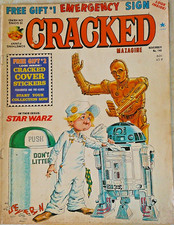Vintage Cracked Magazine Comic Star Wars C3PO R2D2 Android Robot Classic Movie