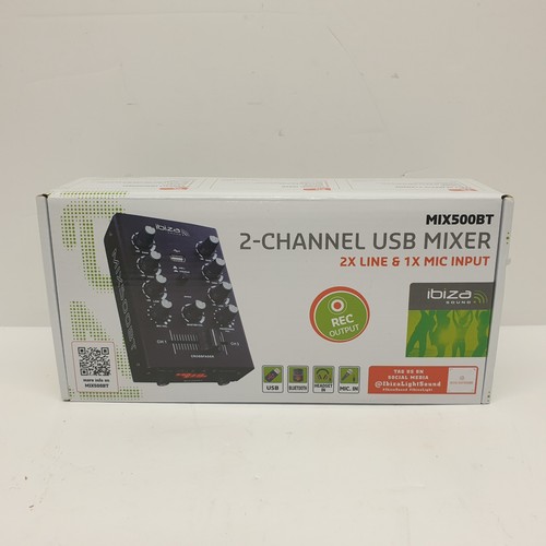 Ibiza sound mixer mix500bt - dj,