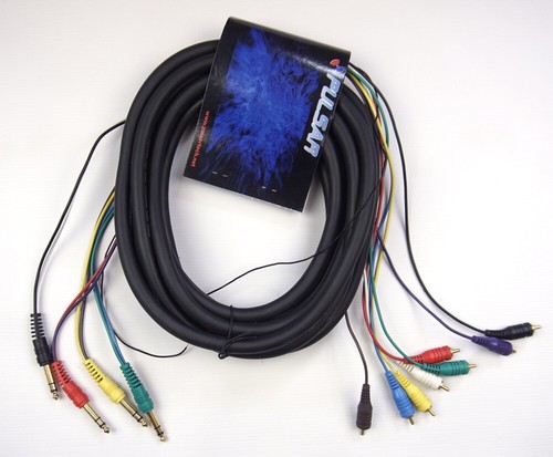 Gold plated rca - 6m, to