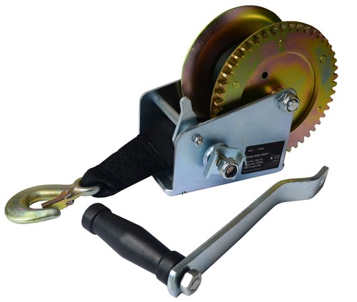 Manual hand winch - manual, 1600lbs