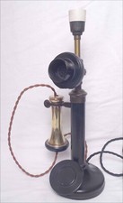 Vintage Candlestick Telephone converted to table lamp