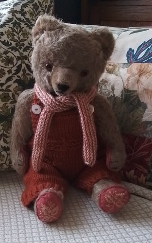 Antique vintage mohair teddy - antique,