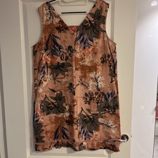 Next Linen Mix Dress Size 16