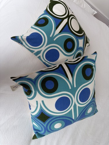 Cushions made from retro 60s