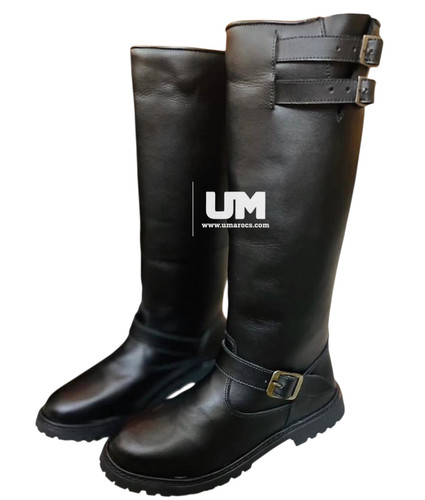 Mens black genuine leather - black,