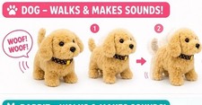 Walking Barking Plush Dog Toy