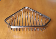 Bathroom Shower Corner Chrome Wire Basket