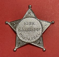 Rare 1950's Lone Star “Eagle Comic” Plastic RANGE RIDER Badge Collectible Toy