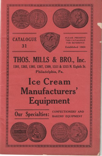 Thos mills ice cream - thos.,