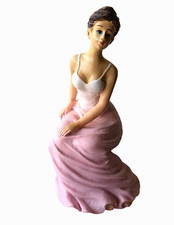 Dolls house lady sitting - dolls, in