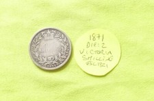 1871 Die: 2 Silver One