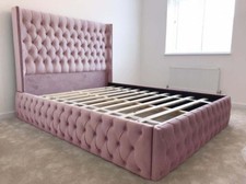 Plush Velvet Frankfurt Bed
