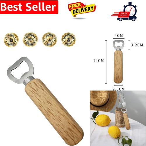 Bottle opener wooden handle - bottle,
