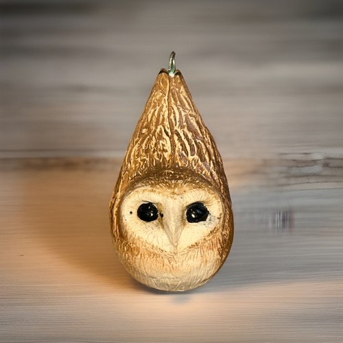 Barn owl pendant made - owl,