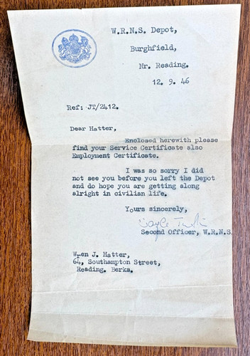 Wrns depot burghfield letter - depot,