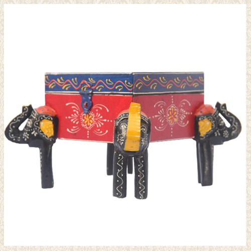 Elephant stand with box the - box,