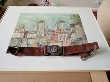 Boy Scout Vintage Leather Belt 'Be Prepared' Motto Poacher 87