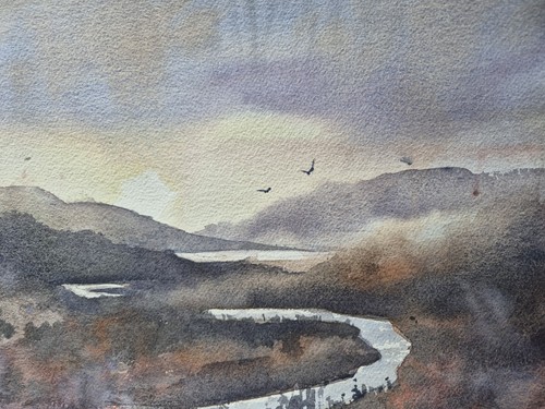 Melancholy landscape original - melancholy,