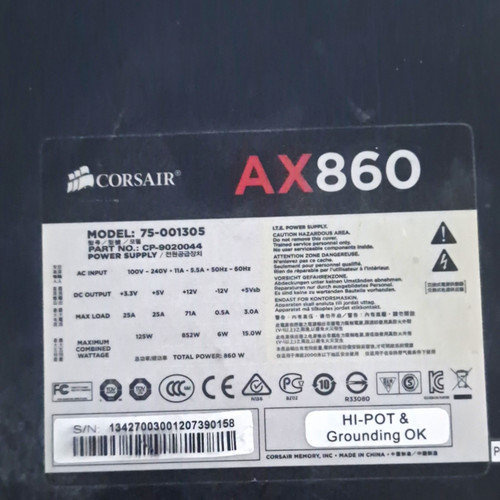 Corsair ax860 860w atx modular - corsair,