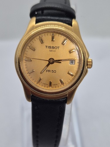 Tissot 1853 pr50 gold tone - tissot,