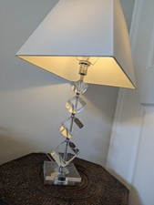 Heavy Crystal Cut Glass Table