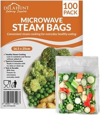 Microwave Steam Bags [100