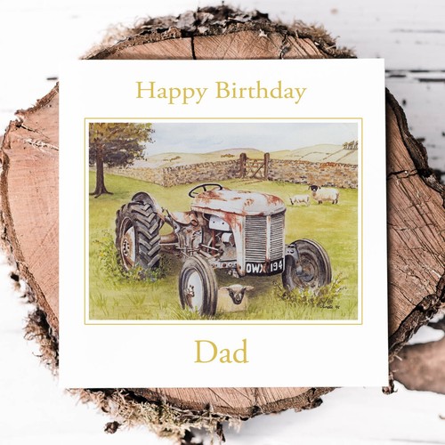 Handmade personalised tractor - personalised,