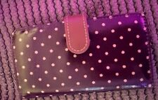Excellent Condition Cath Kidston New Large Wallet Polka Dot Spot Purse