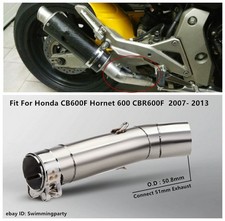 For Honda CB600F Hornet 600 CBR600F  2007-2013 Slip 51mm Exhaust Mid Link Pipe