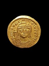 Gold Solidus Of Maurice Tiberius