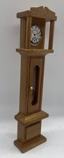 Dolls house furniture  grandfather clock pine in 1/12th Scale. 