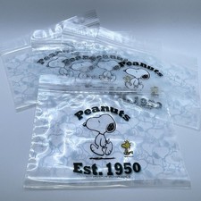 Set of 5 Snoopy Woodstock Zip