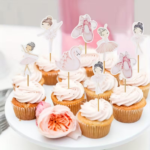 Ballerina cake decorations - cake,