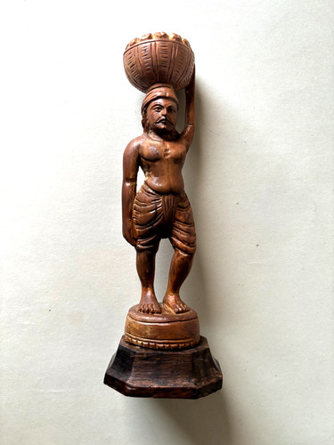 Antique indian wooden carved - antique,