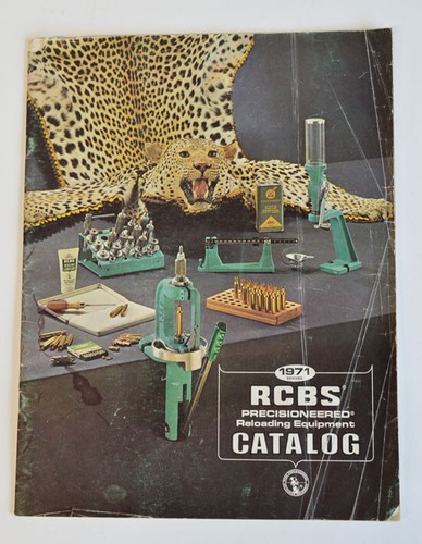 Rcbs reloading catalog 1971 - reloading,